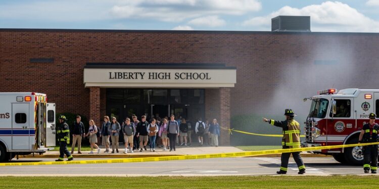 Liberty High School Gas Evacuation