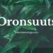 Oronsuuts
