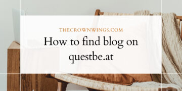 How to find blog on questbe.at