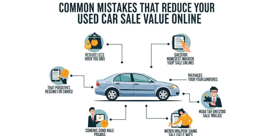 Common Mistakes That Reduce Your Used Car Sale Value Online