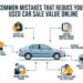 Common Mistakes That Reduce Your Used Car Sale Value Online